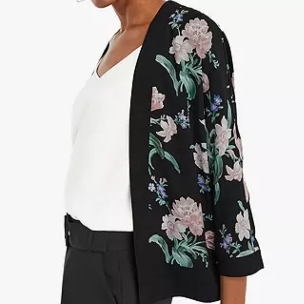 OASIS Floral Kimono Jacket UK 8